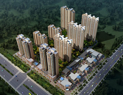 咸阳鑫宛又一程项目外墙涂料工程